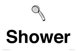 Dementia Shower sign